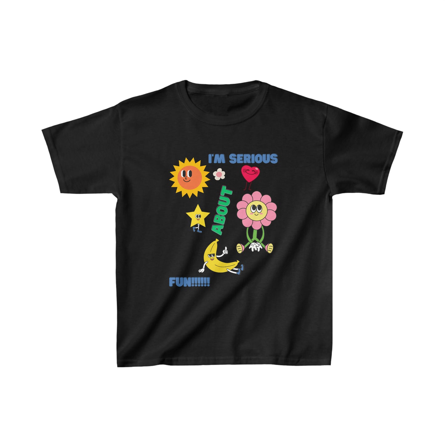 I'm serious about fun Kids Heavy Cotton™ Tee shirt
