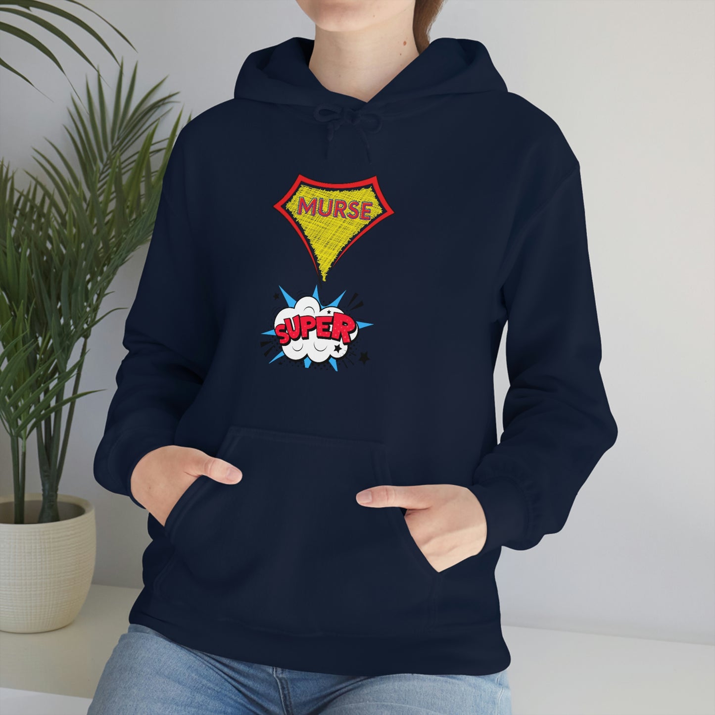 Super Murse Hoodie Unisex Heavy Blend Hooded Sweatshirt