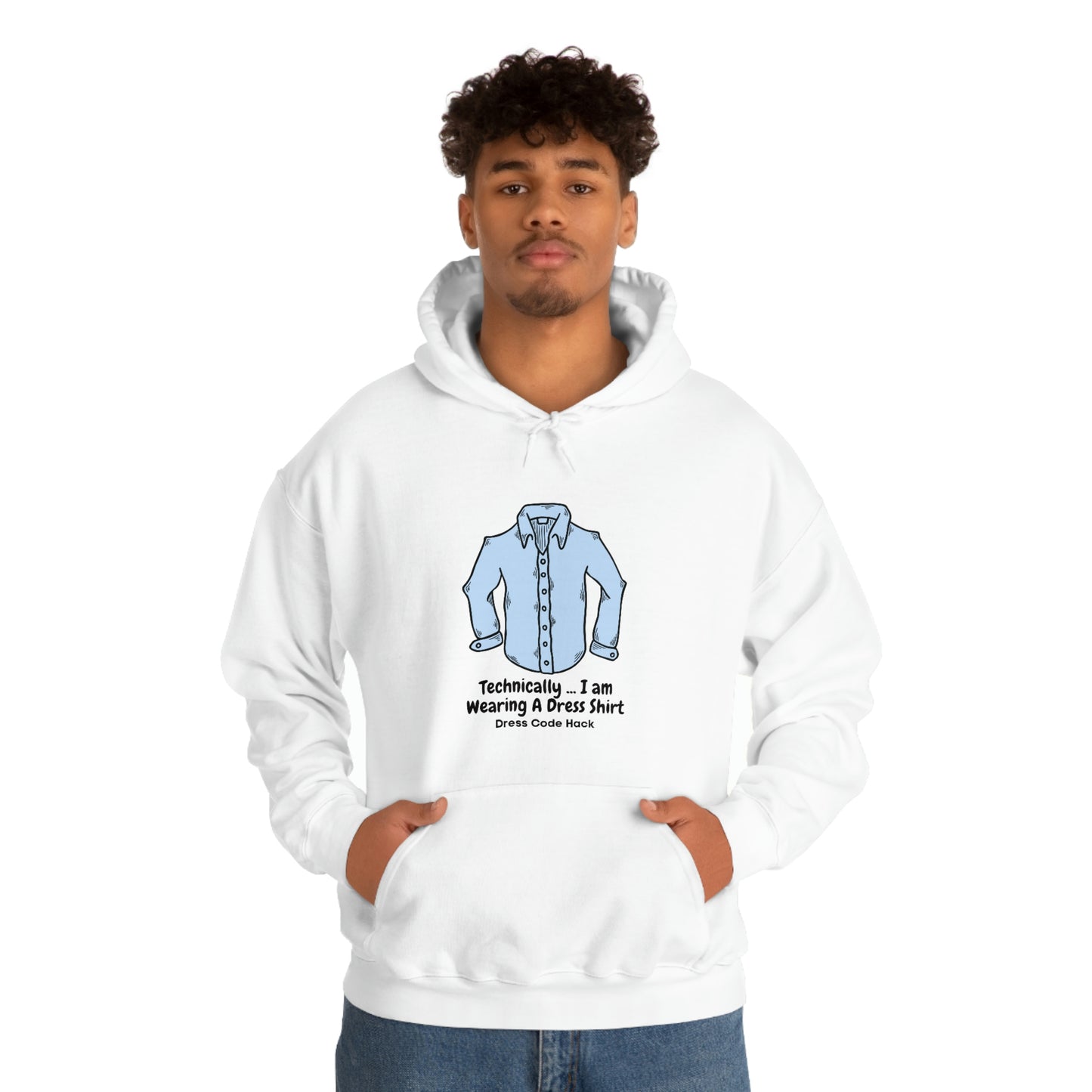 Dress Code Hack Hoodie Unisex Heavy Blend Hooded Sweatshirt