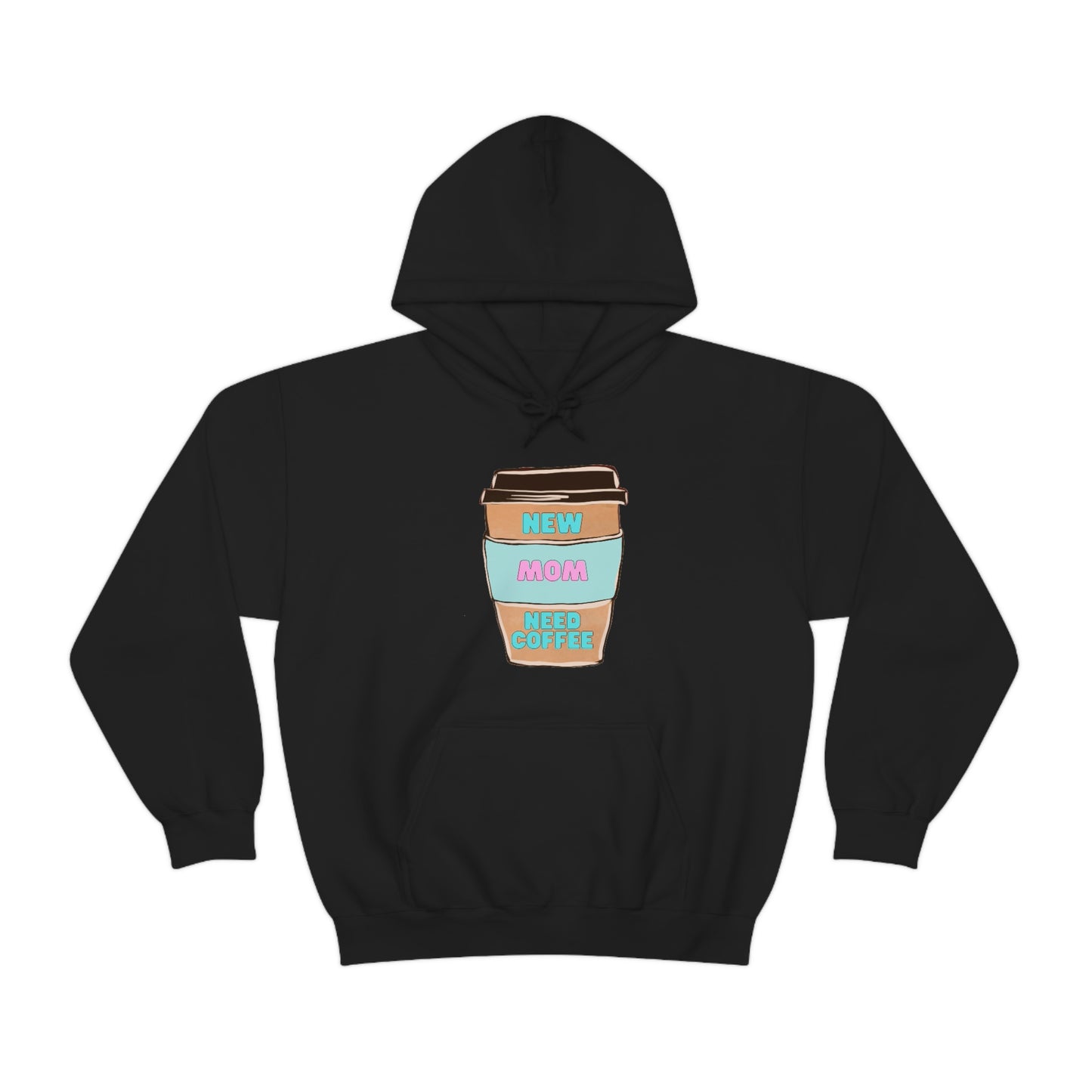New Mom Need Coffee Unisex Heavy Blend Hooded Sweatshirt Hoodie