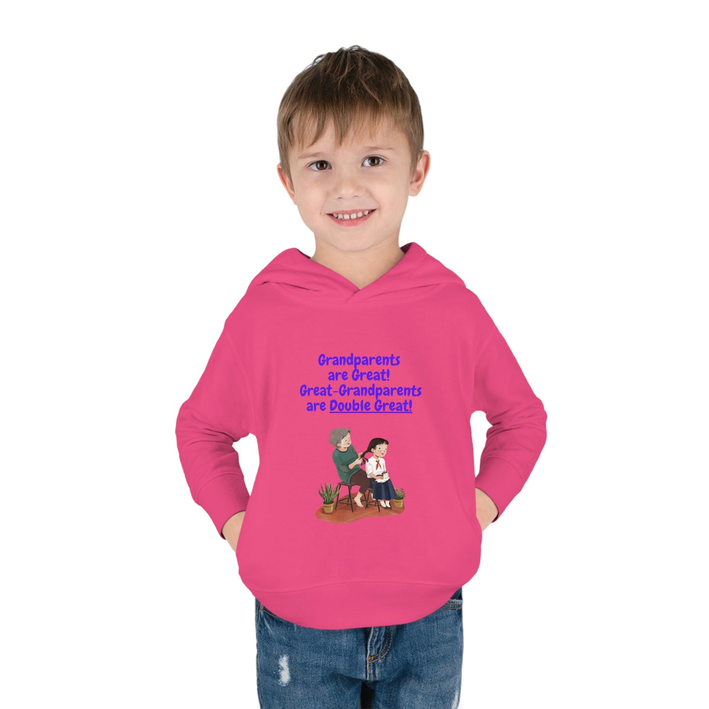 Great Grandparents Toddler Pullover Fleece Hoodie