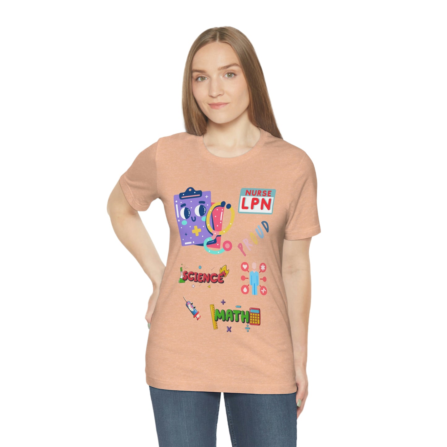 Nurse LPN Unisex Jersey Short Sleeve Tee Shirt