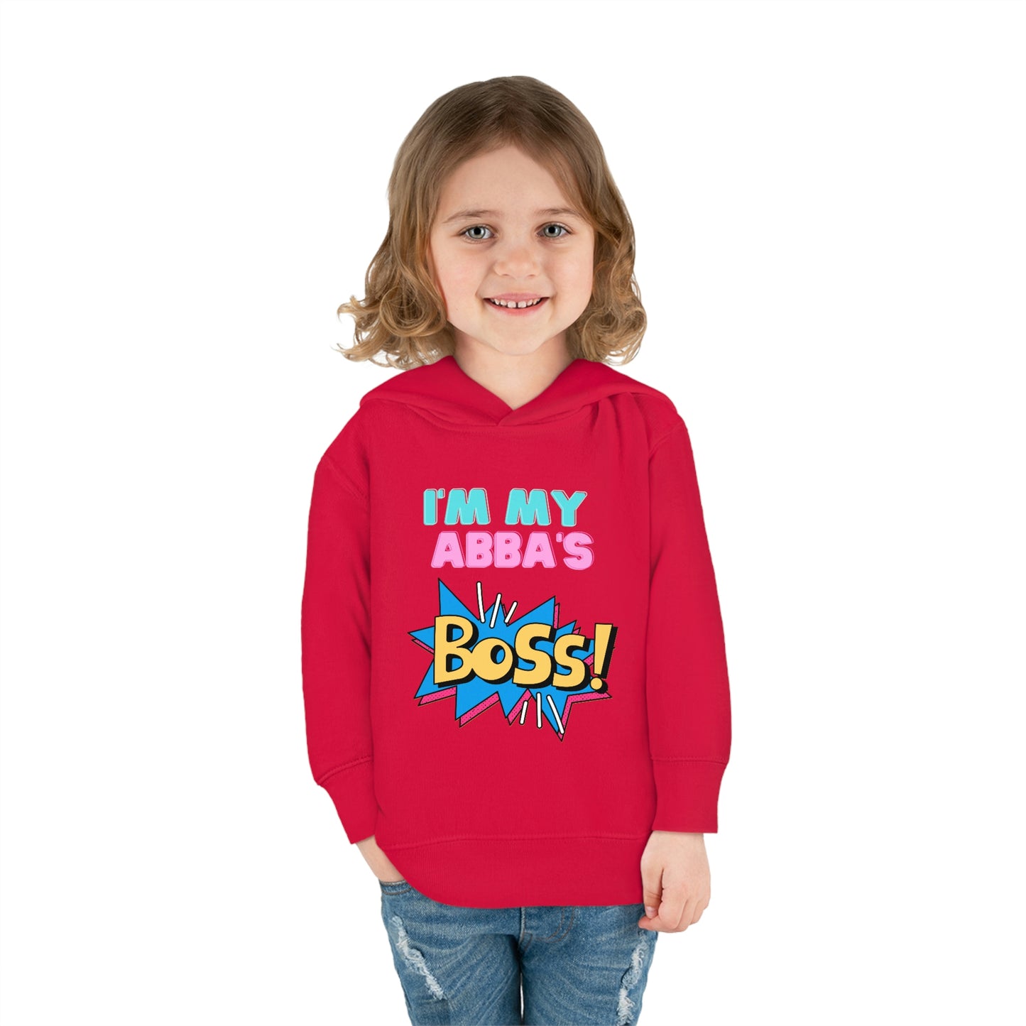Abba Boss Toddler Pullover Fleece Hoodie