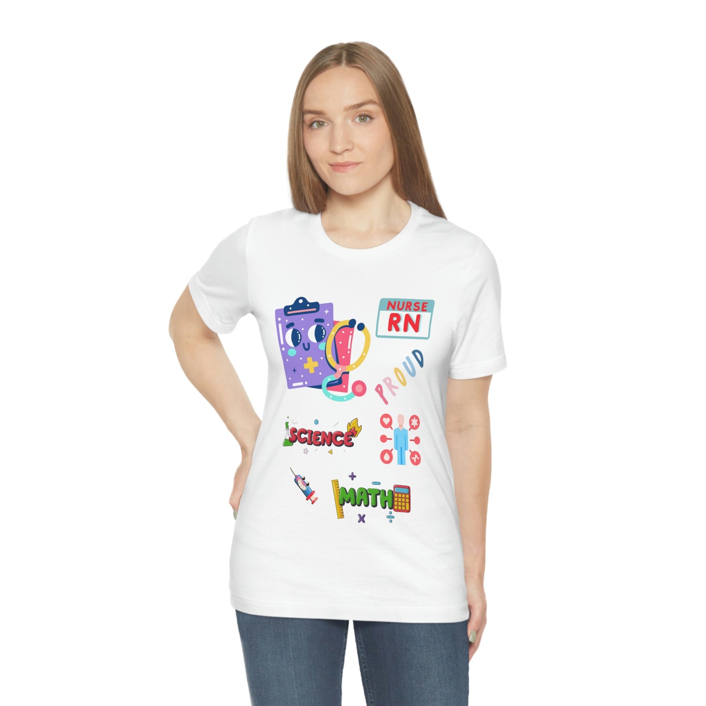 Nurse RN Unisex Jersey Short Sleeve Tee Shirt