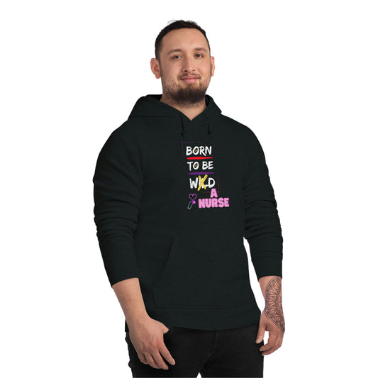 Born To Be A Nurse Unisex Drummer Hoodie
