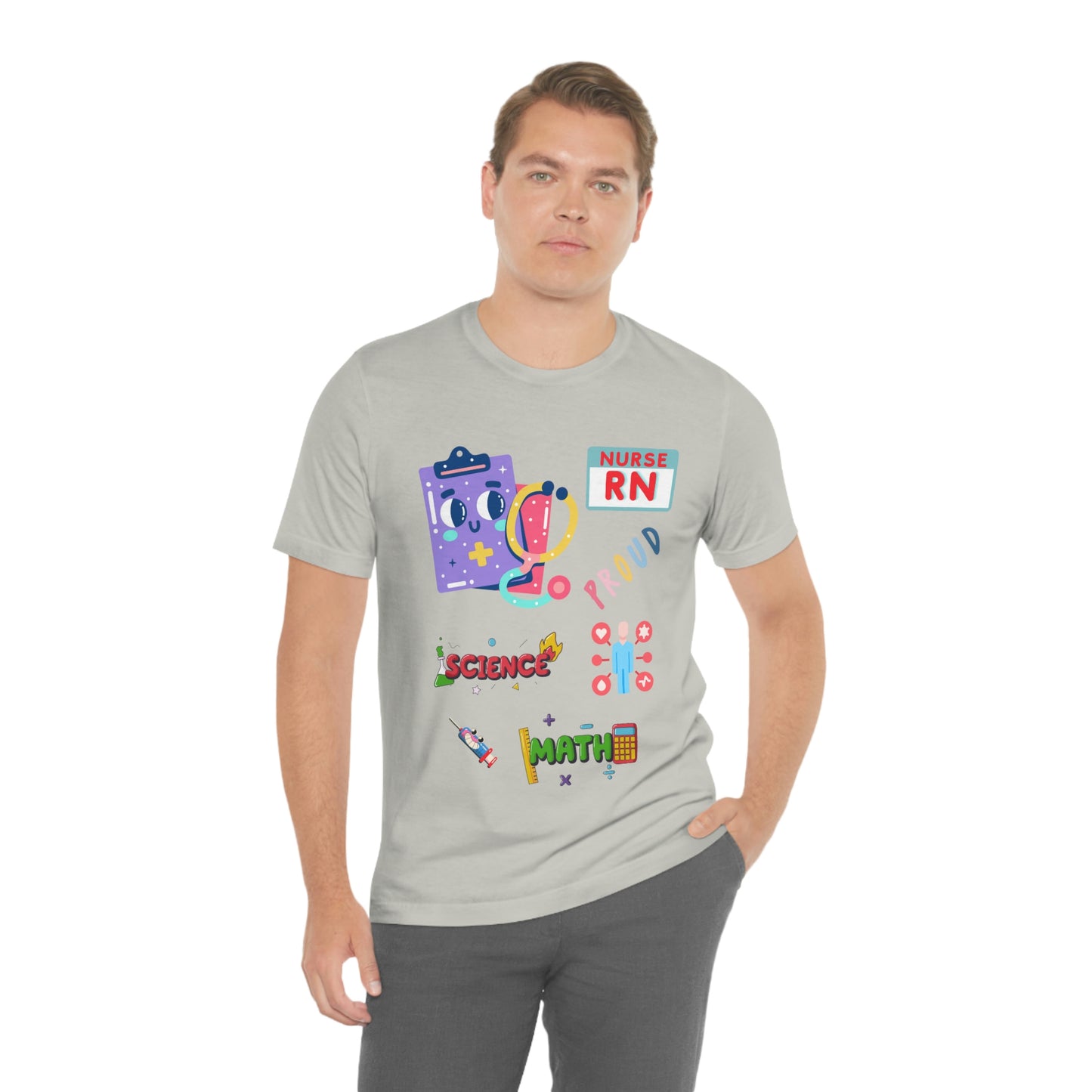 Nurse RN Unisex Jersey Short Sleeve Tee Shirt