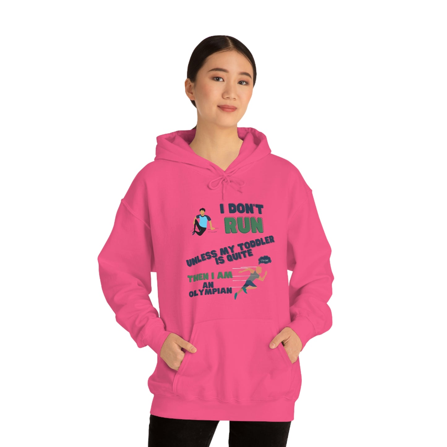 I Don't Run Unisex Heavy Blend Hooded Sweatshirt