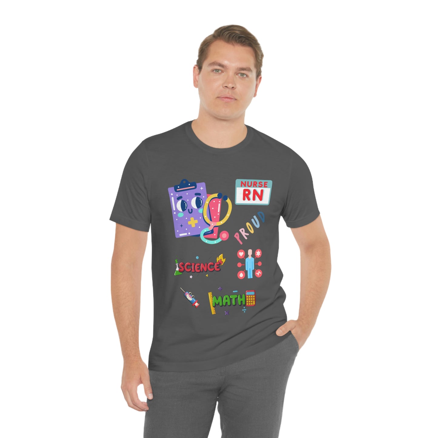Nurse RN Unisex Jersey Short Sleeve Tee Shirt