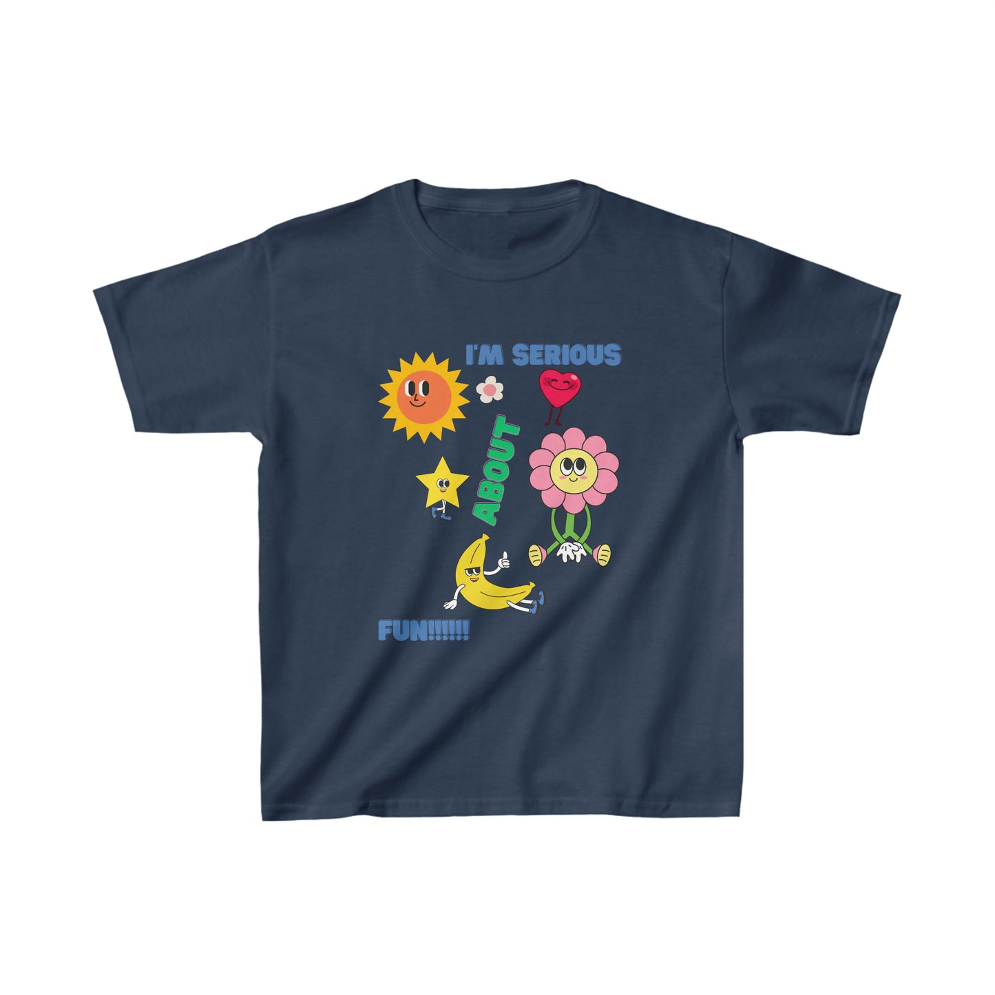 I'm serious about fun Kids Heavy Cotton™ Tee shirt
