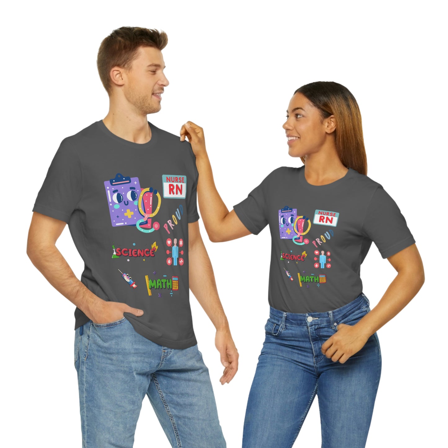 Nurse RN Unisex Jersey Short Sleeve Tee Shirt