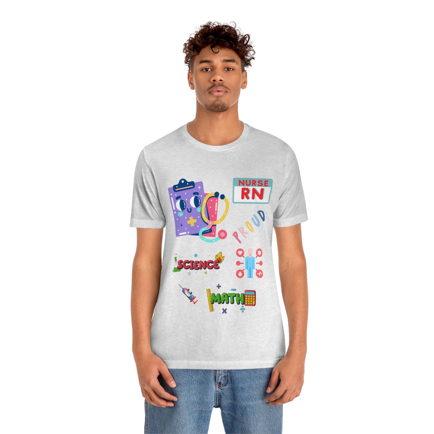 Nurse RN Unisex Jersey Short Sleeve Tee Shirt