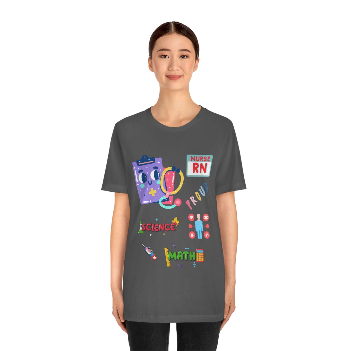 Nurse RN Unisex Jersey Short Sleeve Tee Shirt