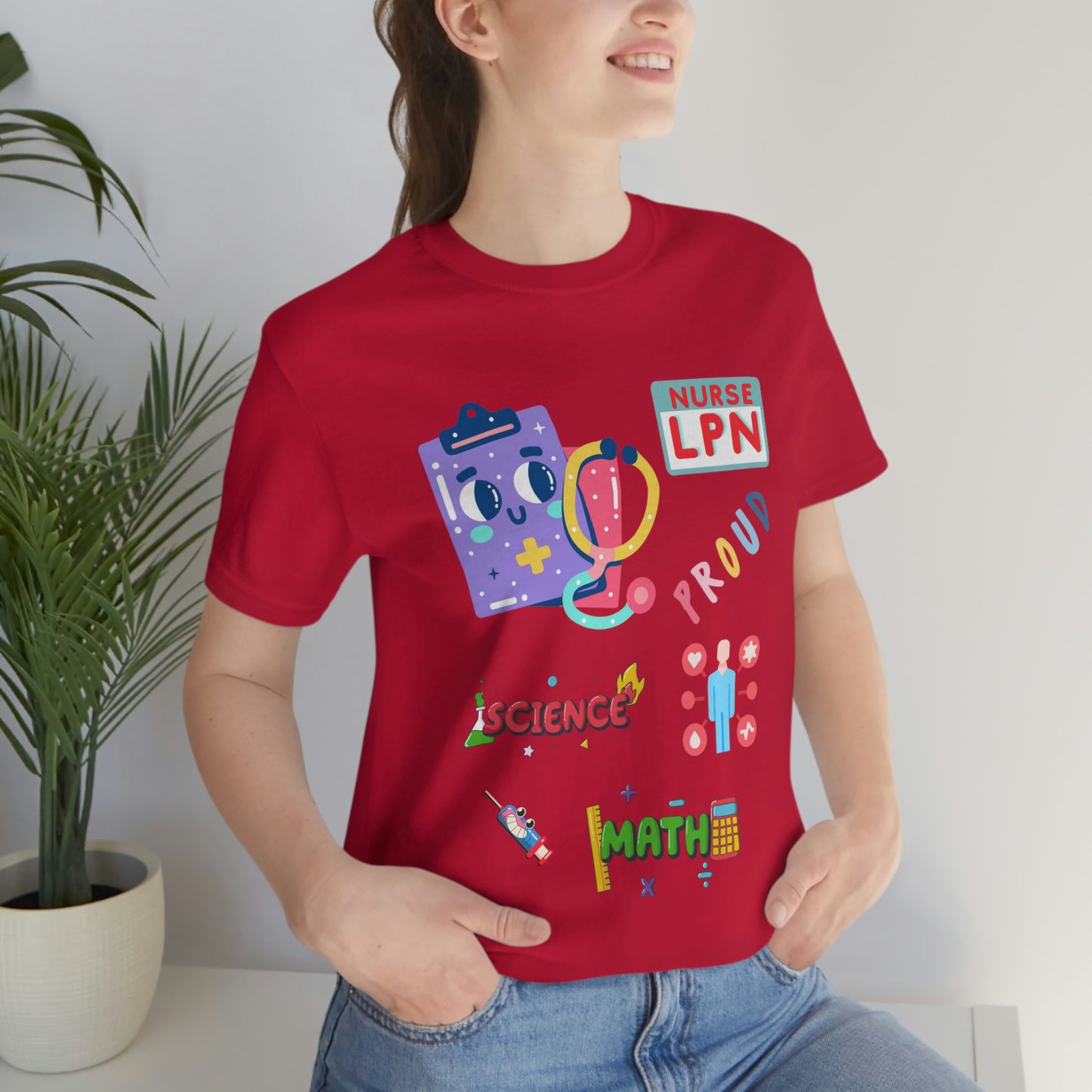 Nurse LPN Unisex Jersey Short Sleeve Tee Shirt