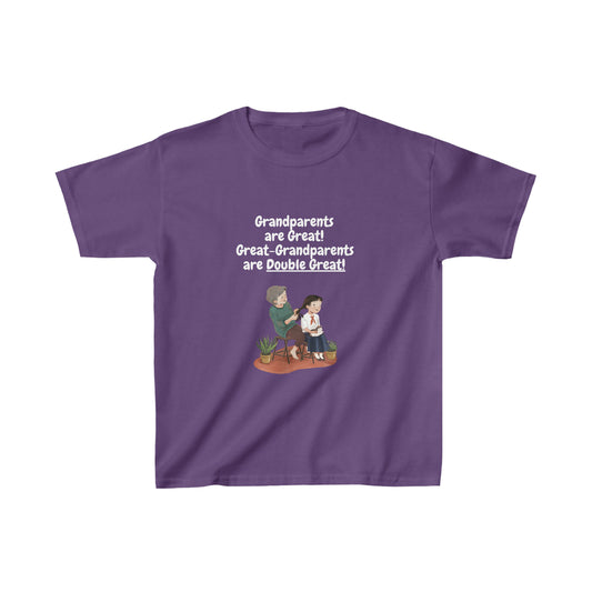 Great Grandparents Kids Heavy Cotton Tee