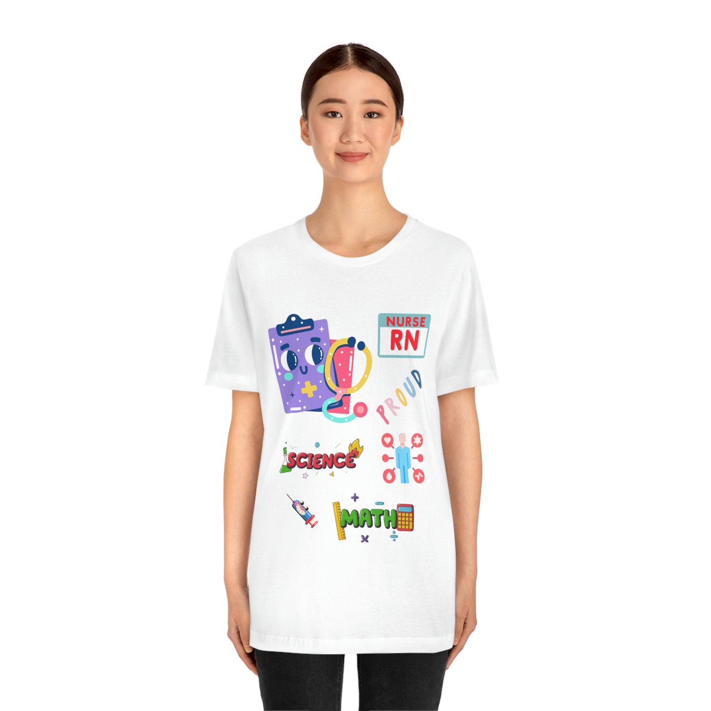 Nurse RN Unisex Jersey Short Sleeve Tee Shirt