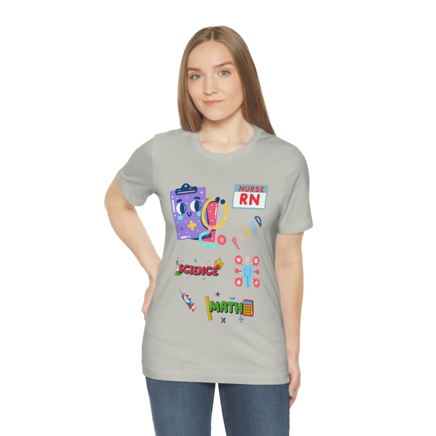 Nurse RN Unisex Jersey Short Sleeve Tee Shirt