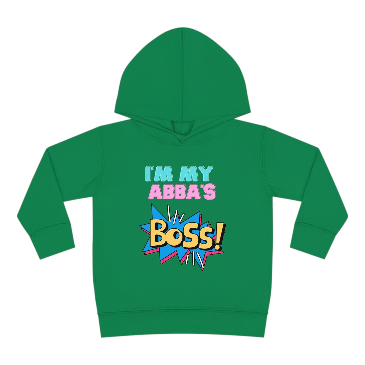 Abba Boss Toddler Pullover Fleece Hoodie