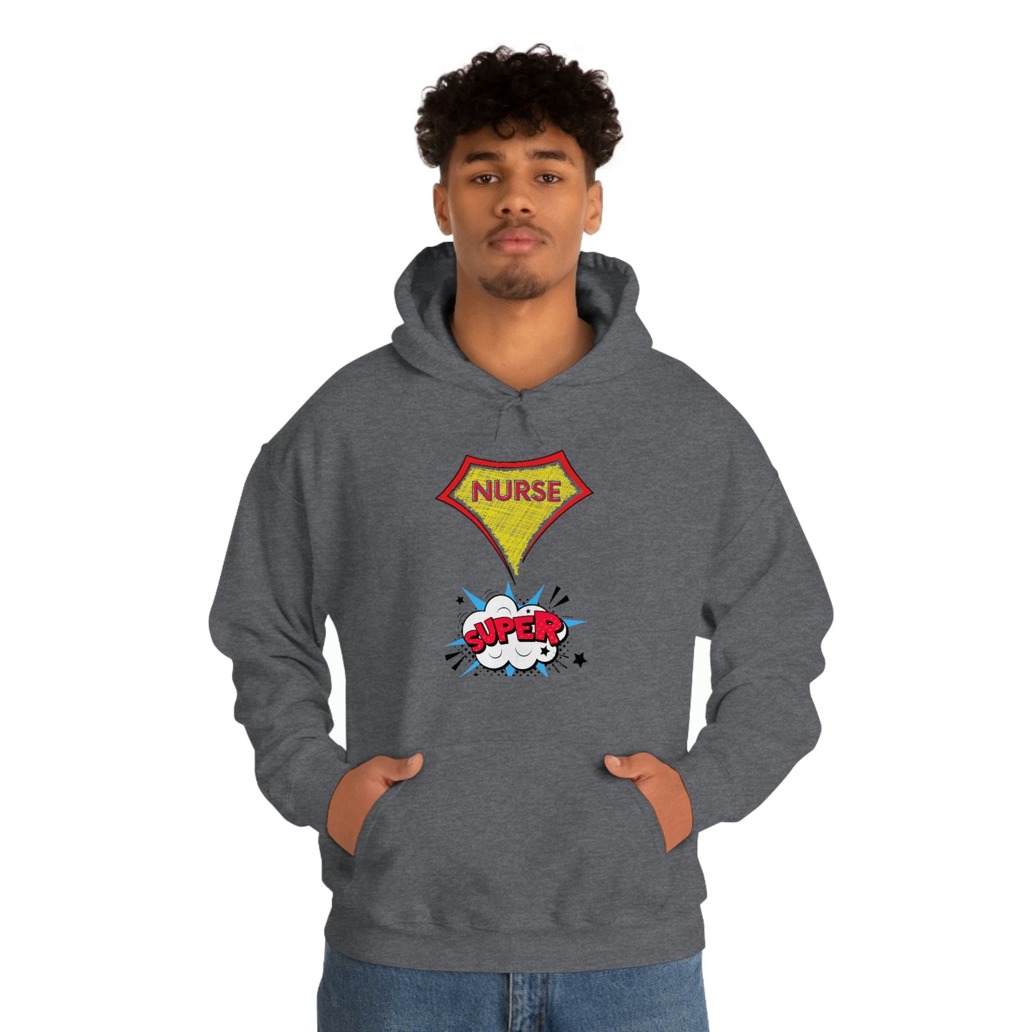 Super Nurse Hoodie Unisex Heavy Blend Hooded Sweatshirt