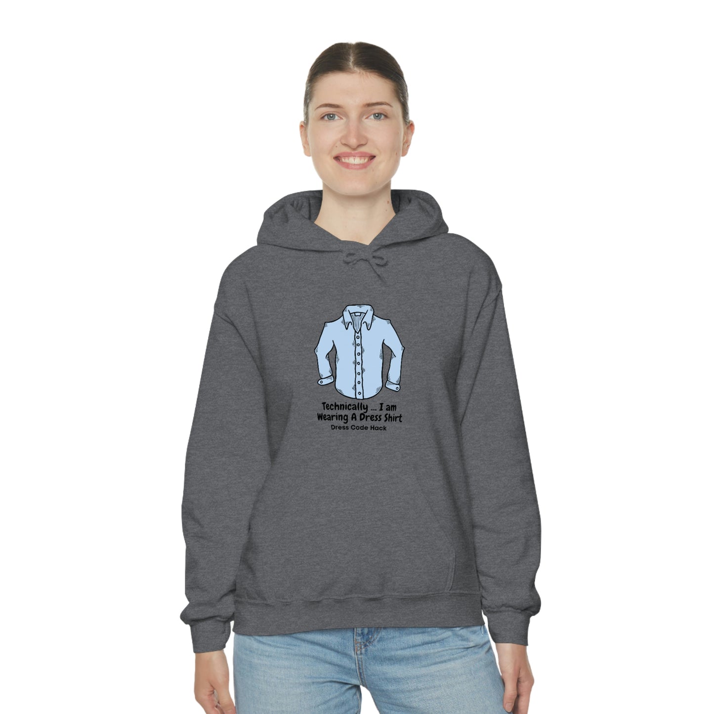 Dress Code Hack Hoodie Unisex Heavy Blend Hooded Sweatshirt