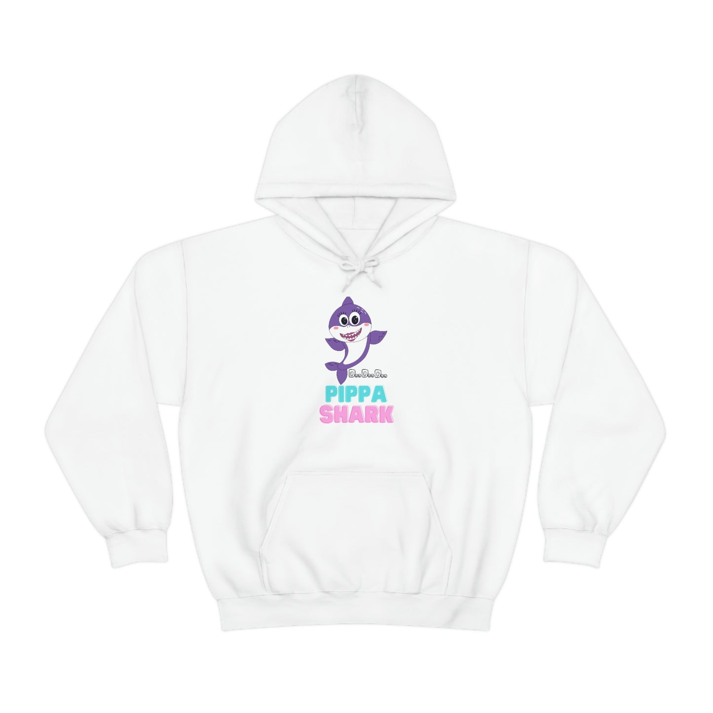 Pippa Shark Hoodie Unisex Heavy Blend Hooded Sweatshirt