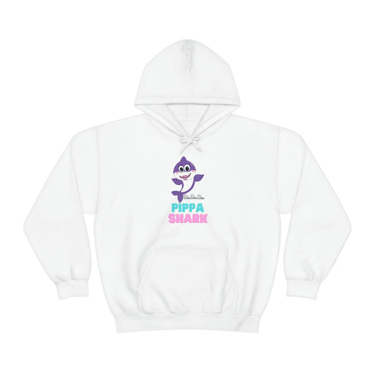 Pippa Shark Hoodie Unisex Heavy Blend Hooded Sweatshirt