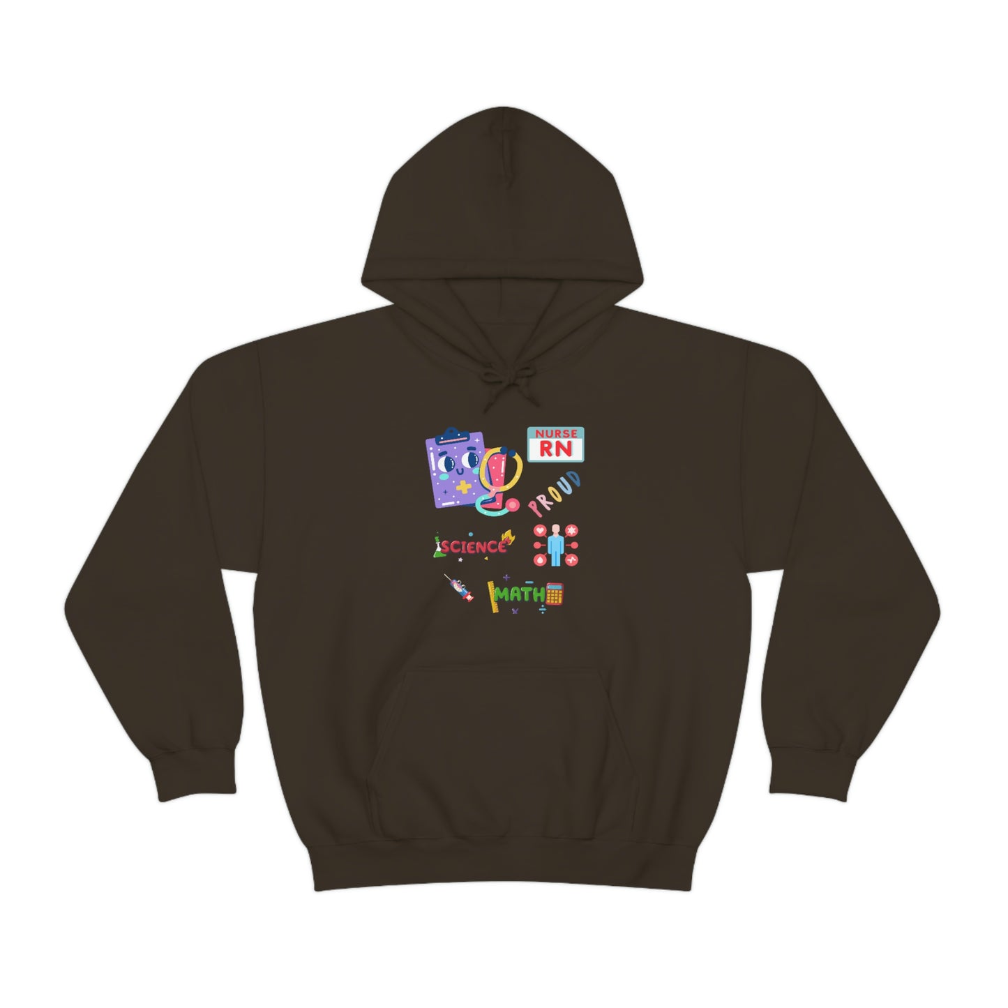Nurse RN Unisex Heavy Blend Hooded Sweatshirt Hoodie