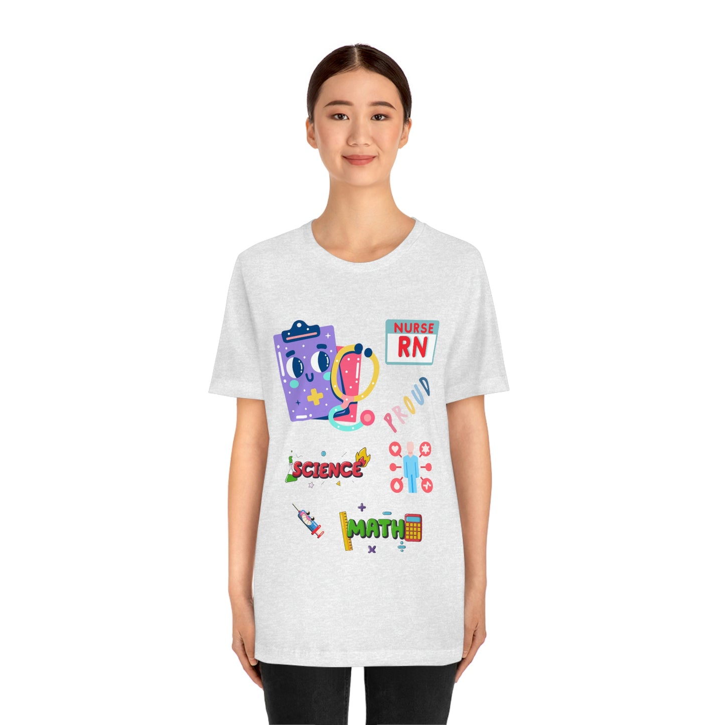 Nurse RN Unisex Jersey Short Sleeve Tee Shirt