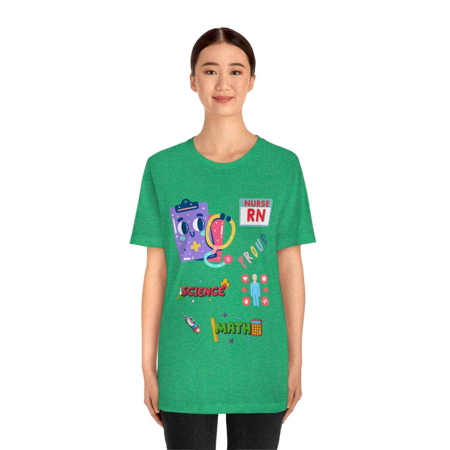 Nurse RN Unisex Jersey Short Sleeve Tee Shirt