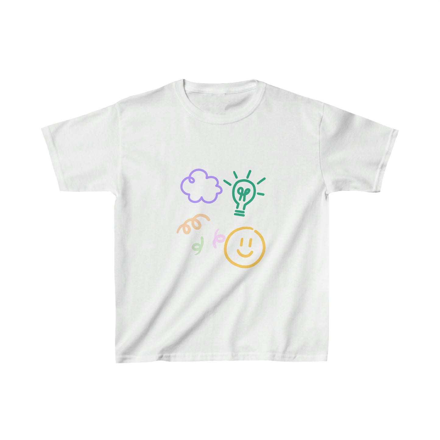 Smiles and Squiggles Kids Heavy Cotton Tee