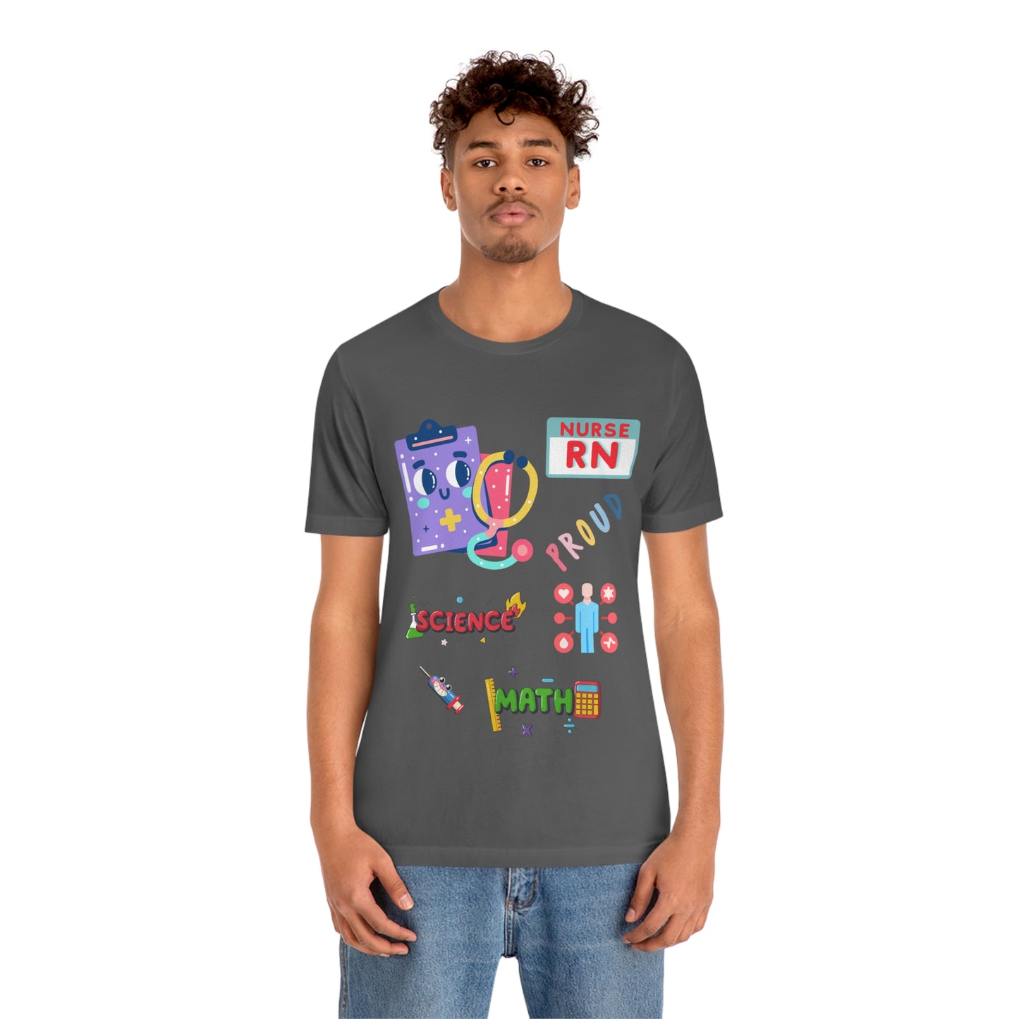 Nurse RN Unisex Jersey Short Sleeve Tee Shirt