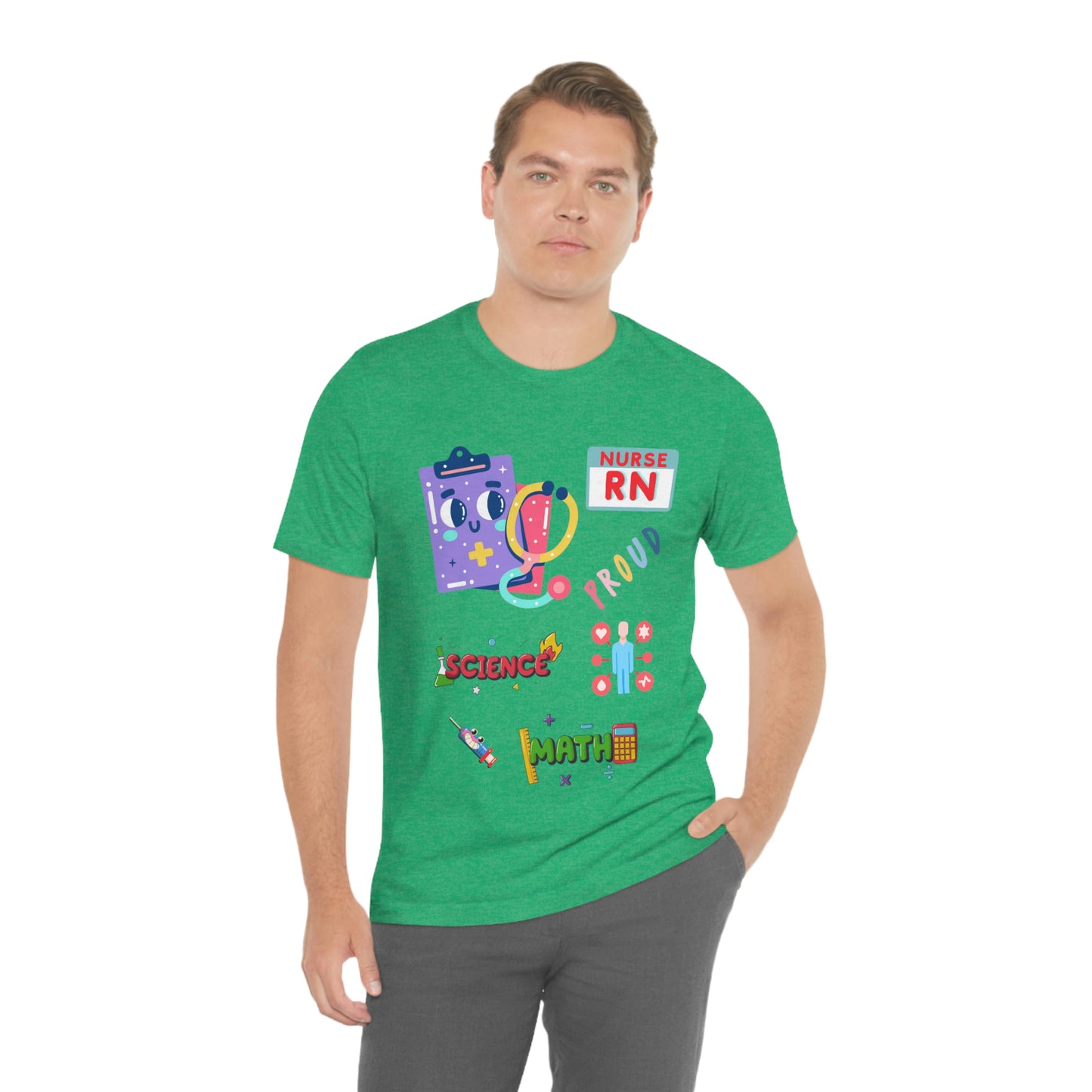 Nurse RN Unisex Jersey Short Sleeve Tee Shirt