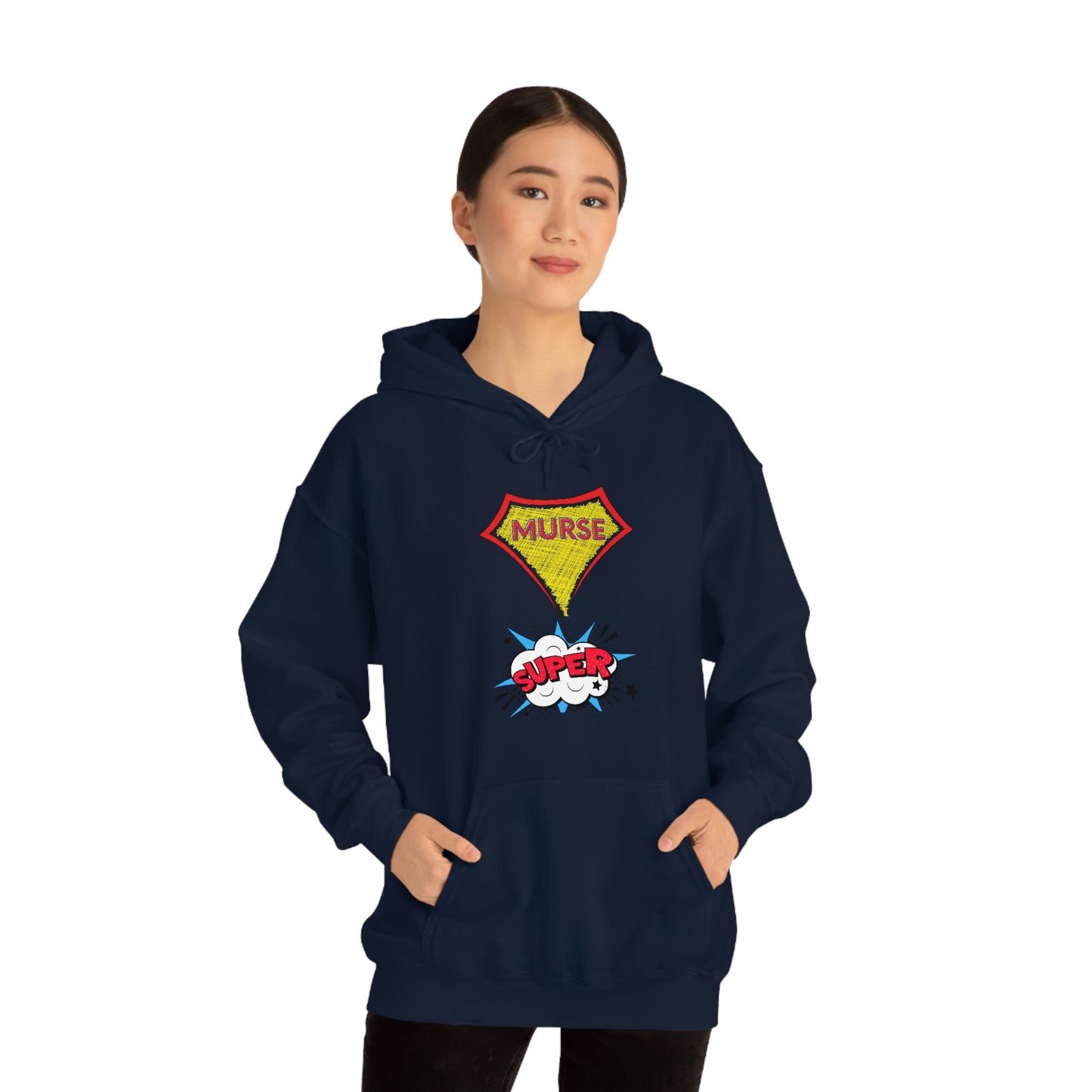 Super Murse Hoodie Unisex Heavy Blend Hooded Sweatshirt