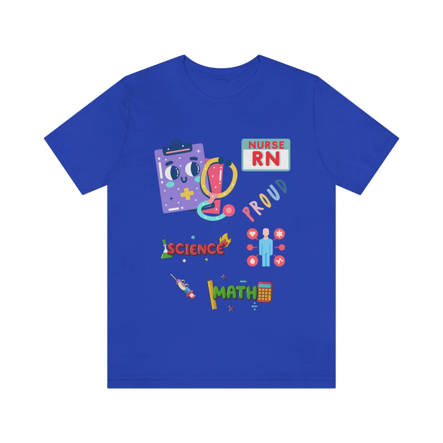 Nurse RN Unisex Jersey Short Sleeve Tee Shirt