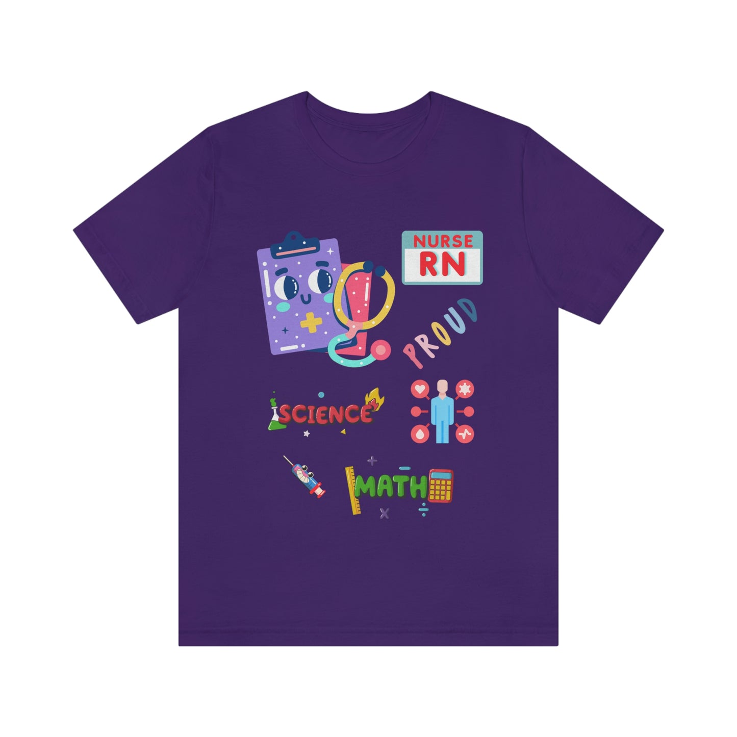 Nurse RN Unisex Jersey Short Sleeve Tee Shirt