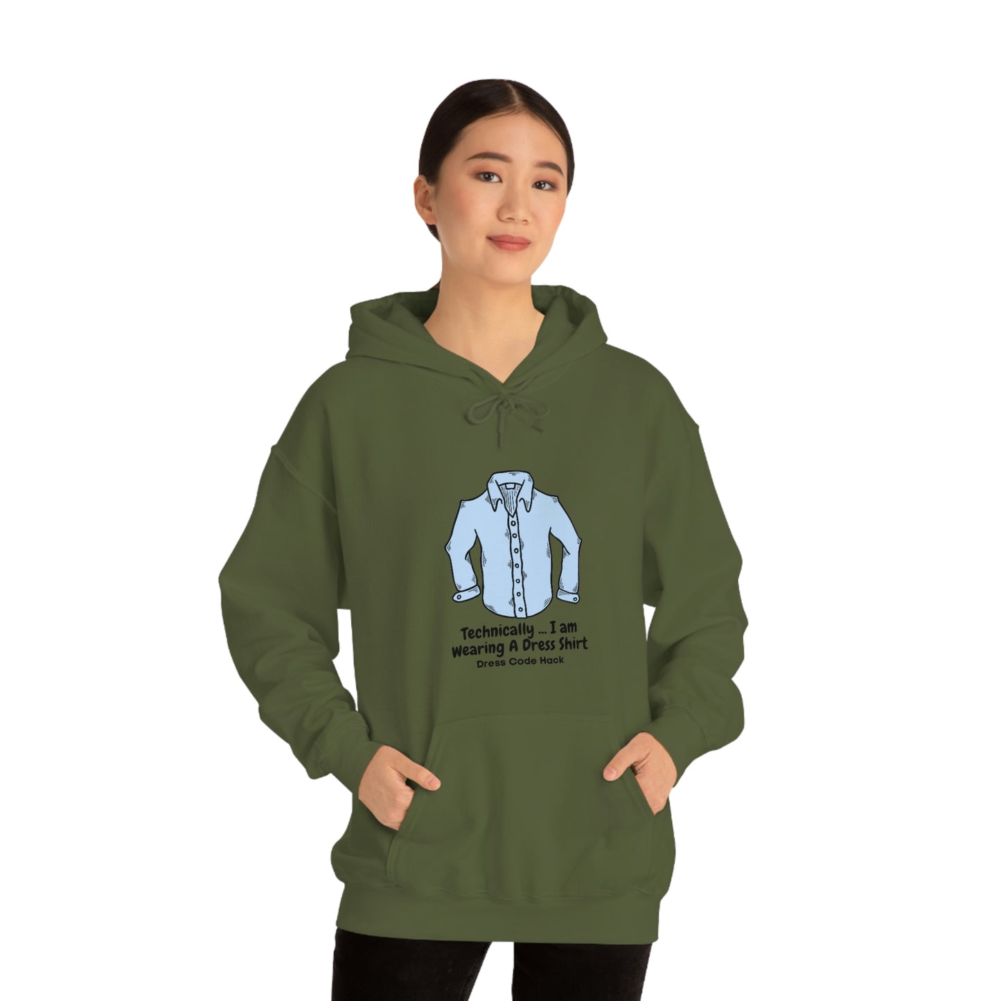 Dress Code Hack Hoodie Unisex Heavy Blend Hooded Sweatshirt