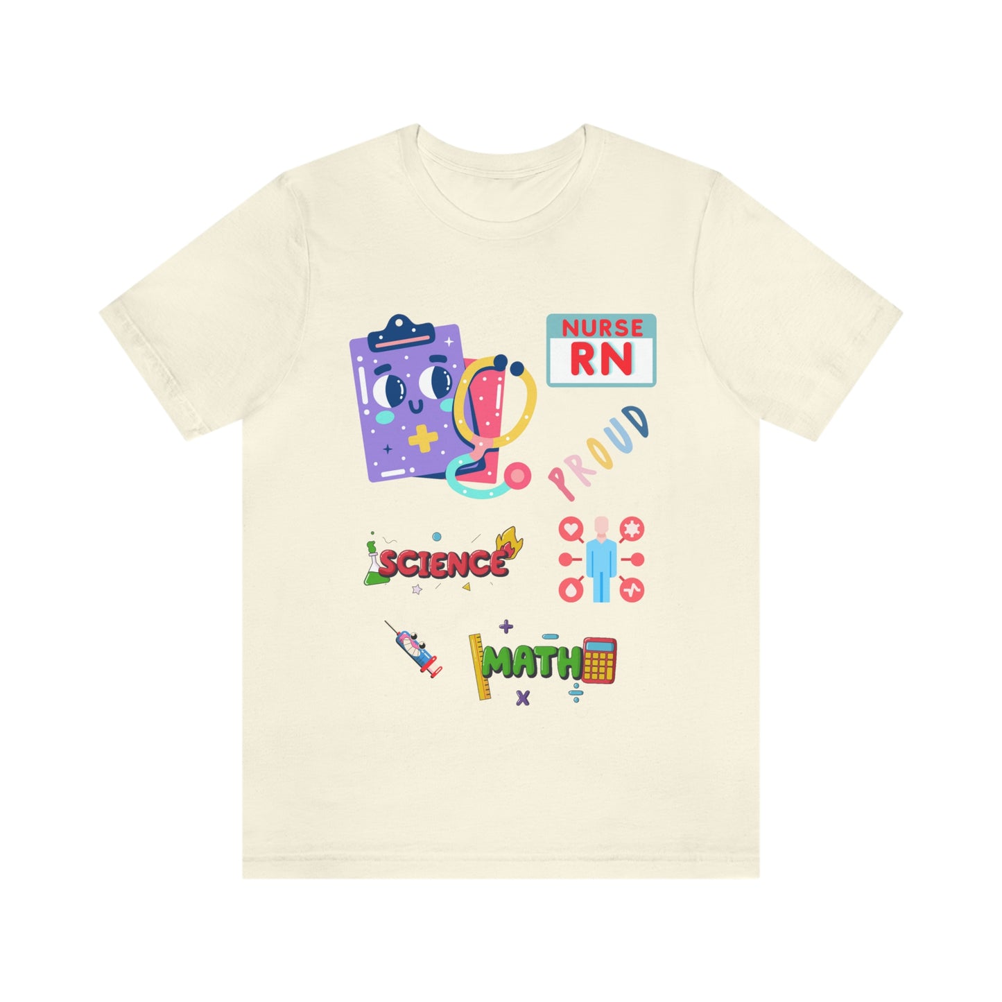 Nurse RN Unisex Jersey Short Sleeve Tee Shirt