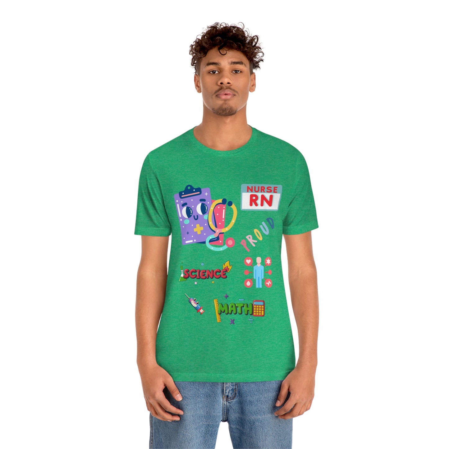 Nurse RN Unisex Jersey Short Sleeve Tee Shirt
