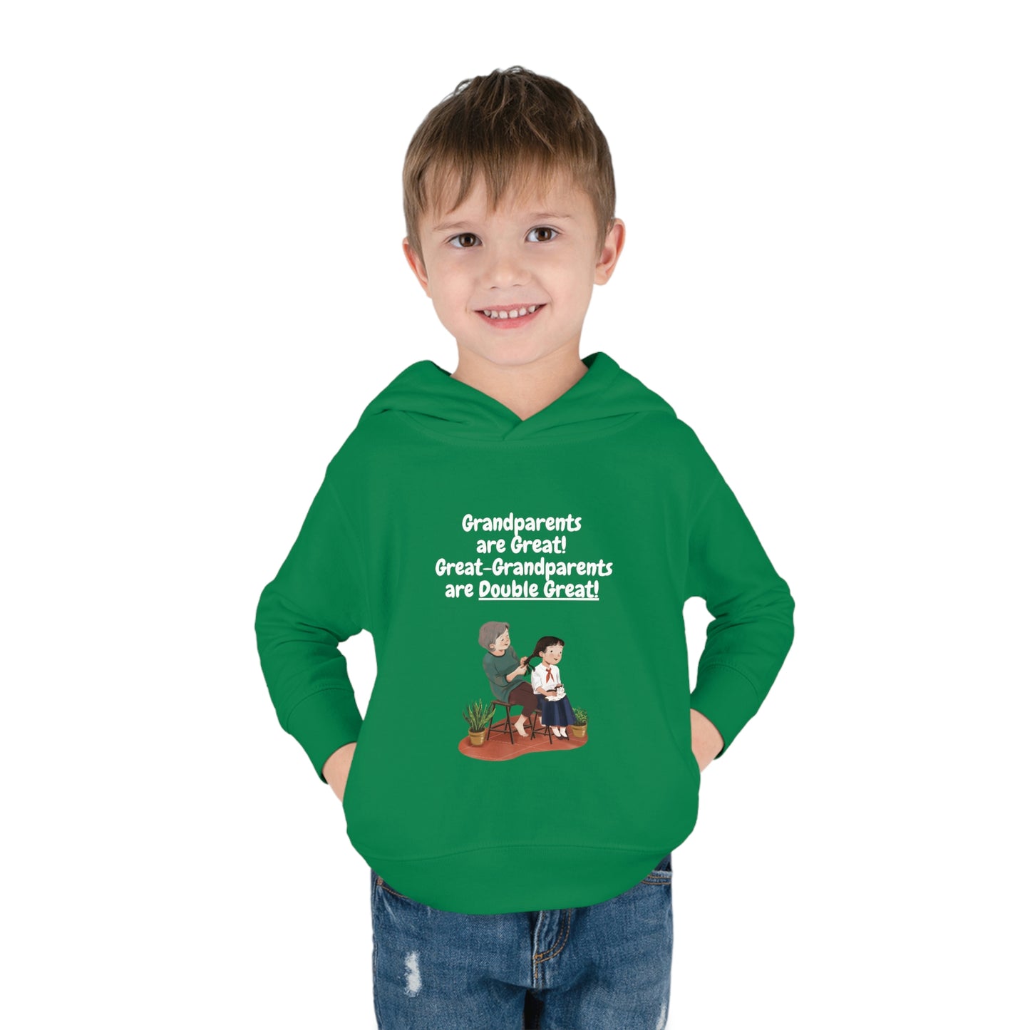 Great Grandparents Toddler Pullover Fleece Hoodie