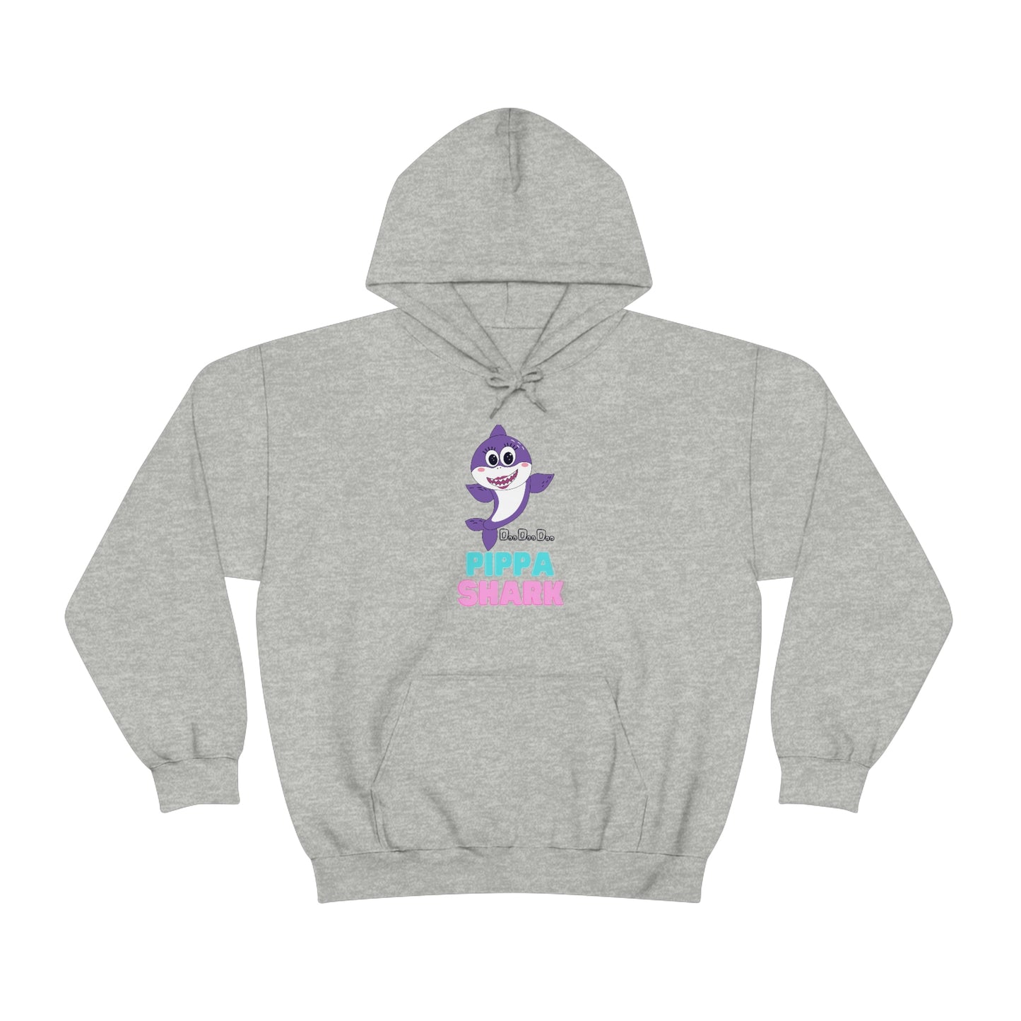 Pippa Shark Hoodie Unisex Heavy Blend Hooded Sweatshirt