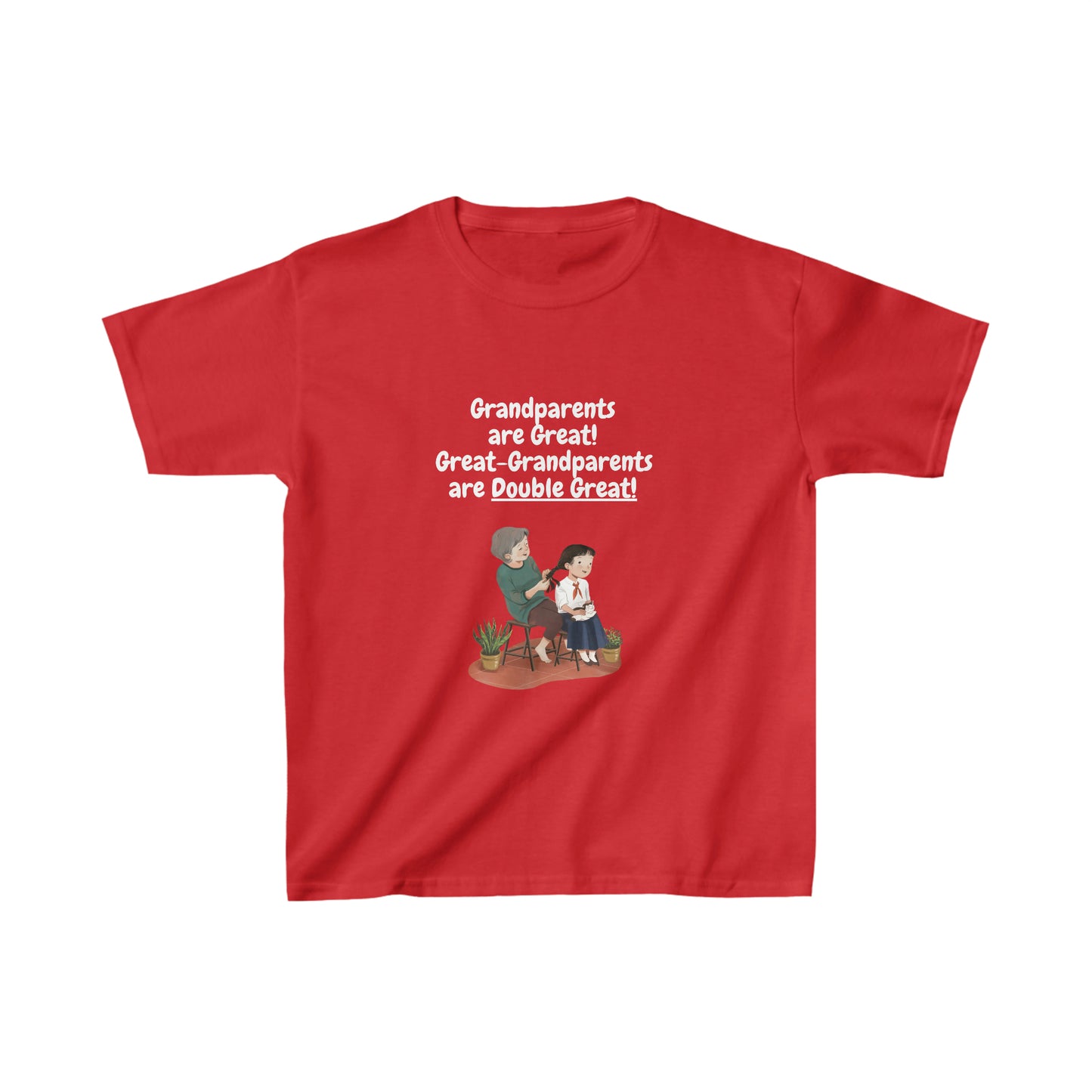 Great Grandparents Kids Heavy Cotton Tee