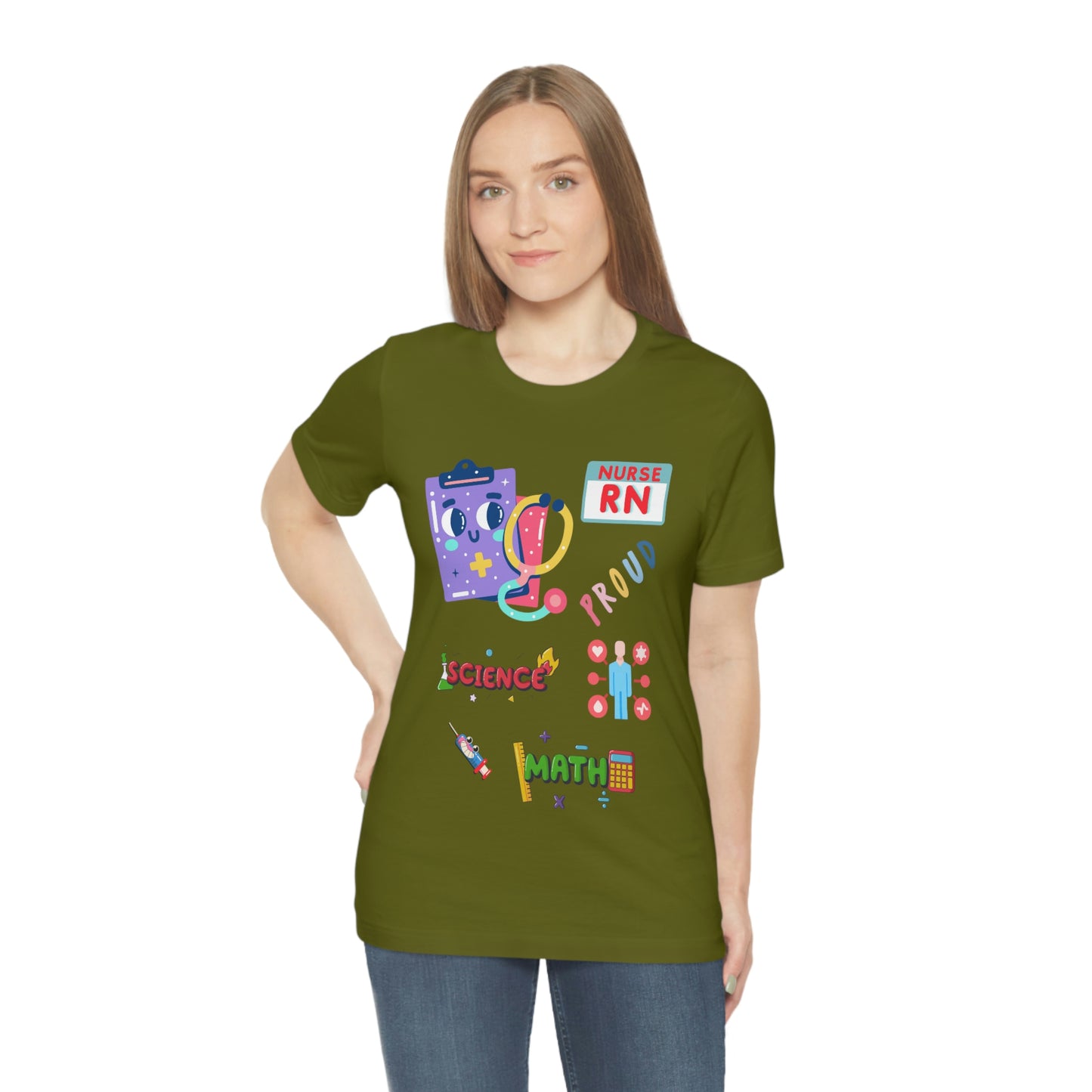 Nurse RN Unisex Jersey Short Sleeve Tee Shirt