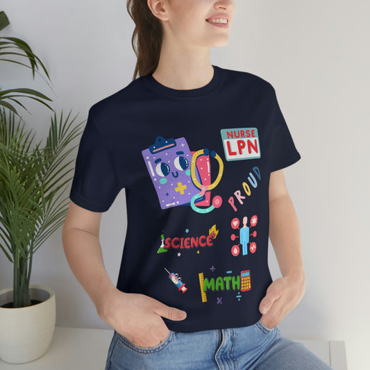 Nurse LPN Unisex Jersey Short Sleeve Tee Shirt