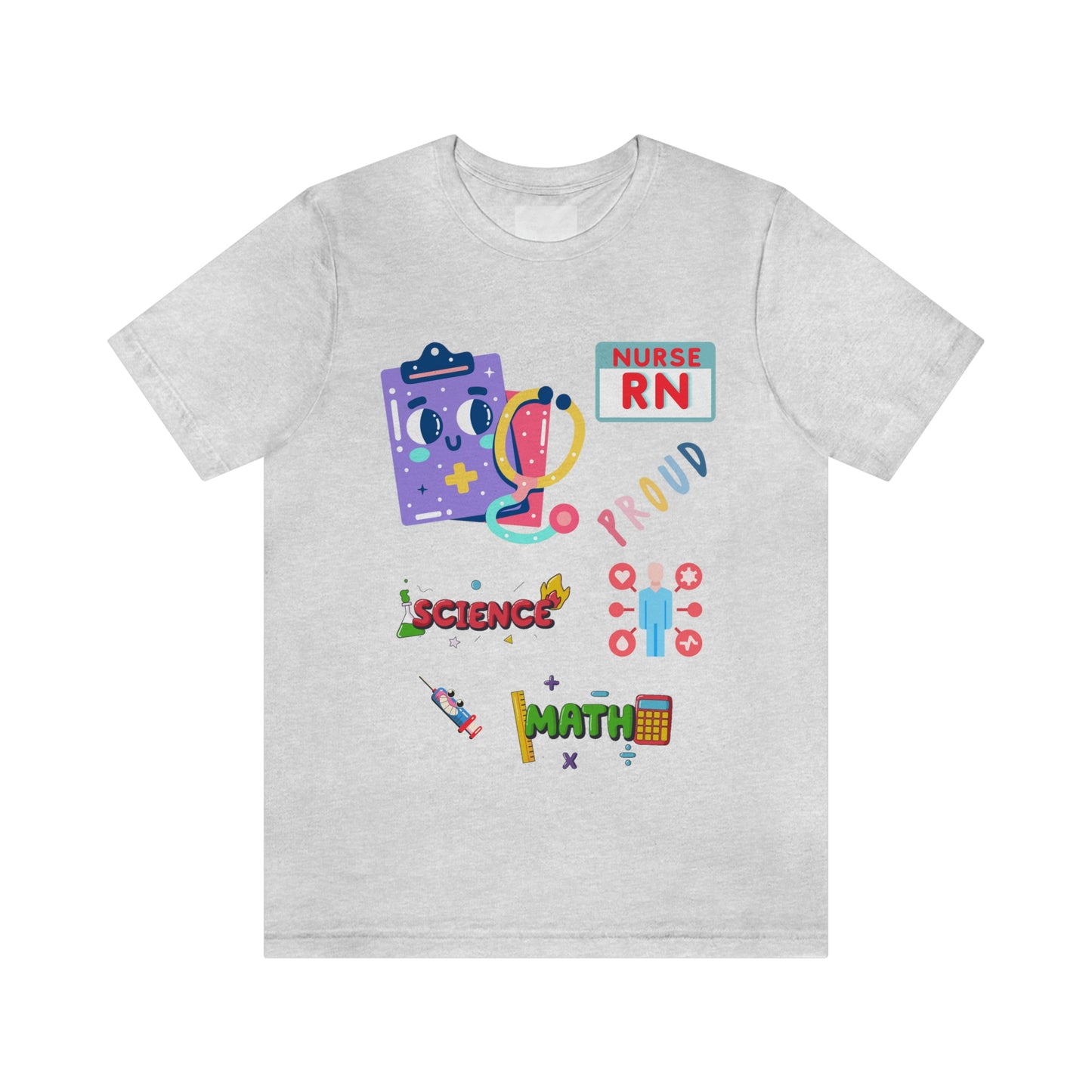 Nurse RN Unisex Jersey Short Sleeve Tee Shirt