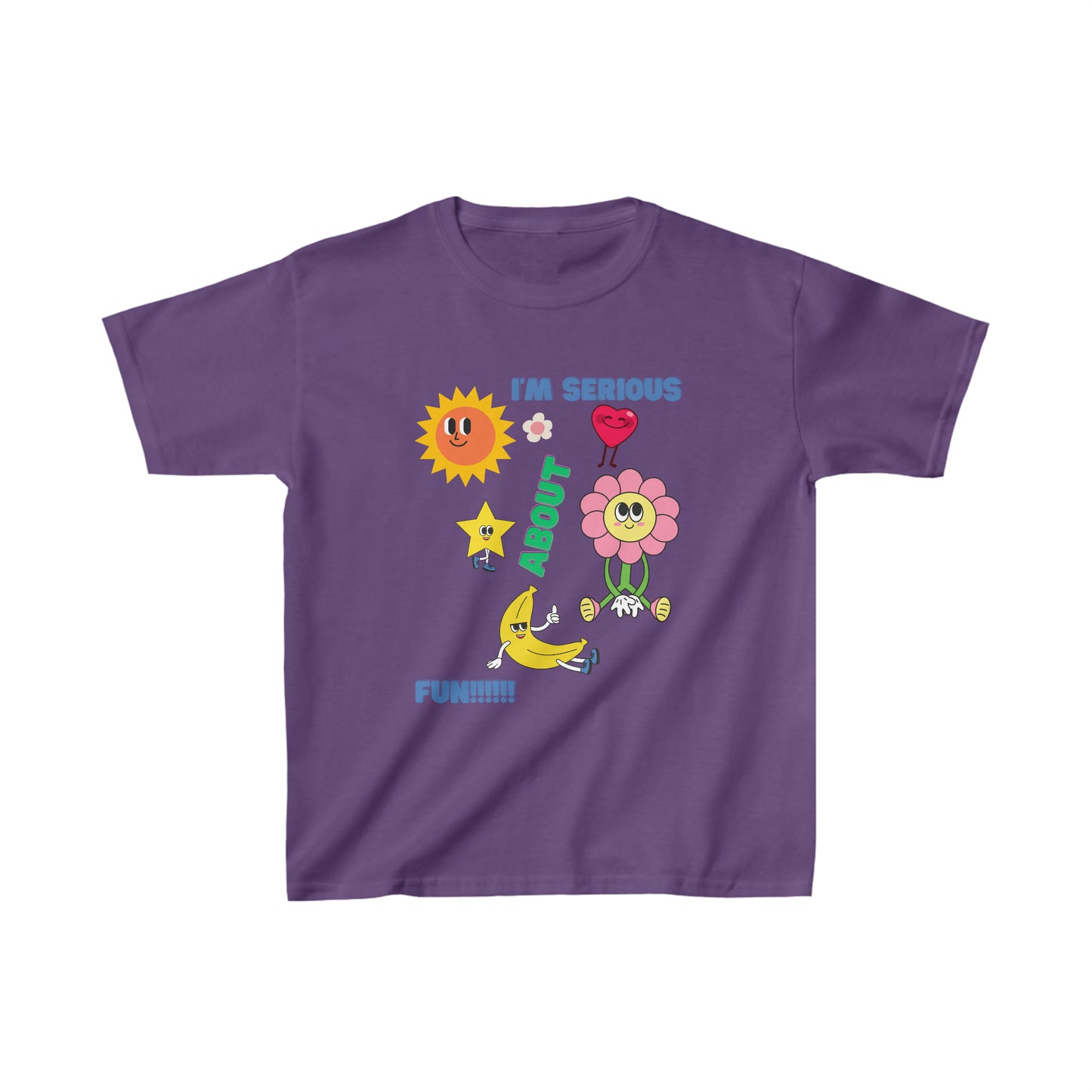 I'm serious about fun Kids Heavy Cotton™ Tee shirt