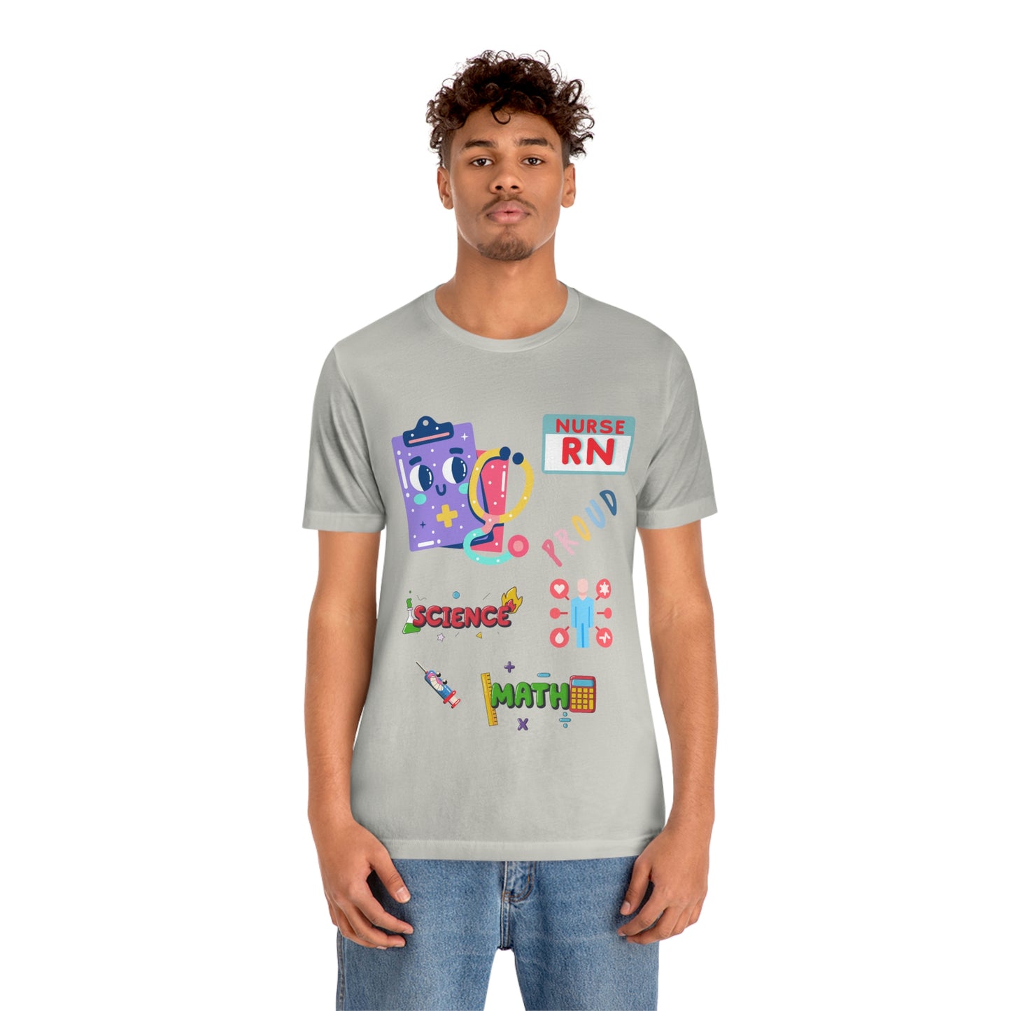 Nurse RN Unisex Jersey Short Sleeve Tee Shirt