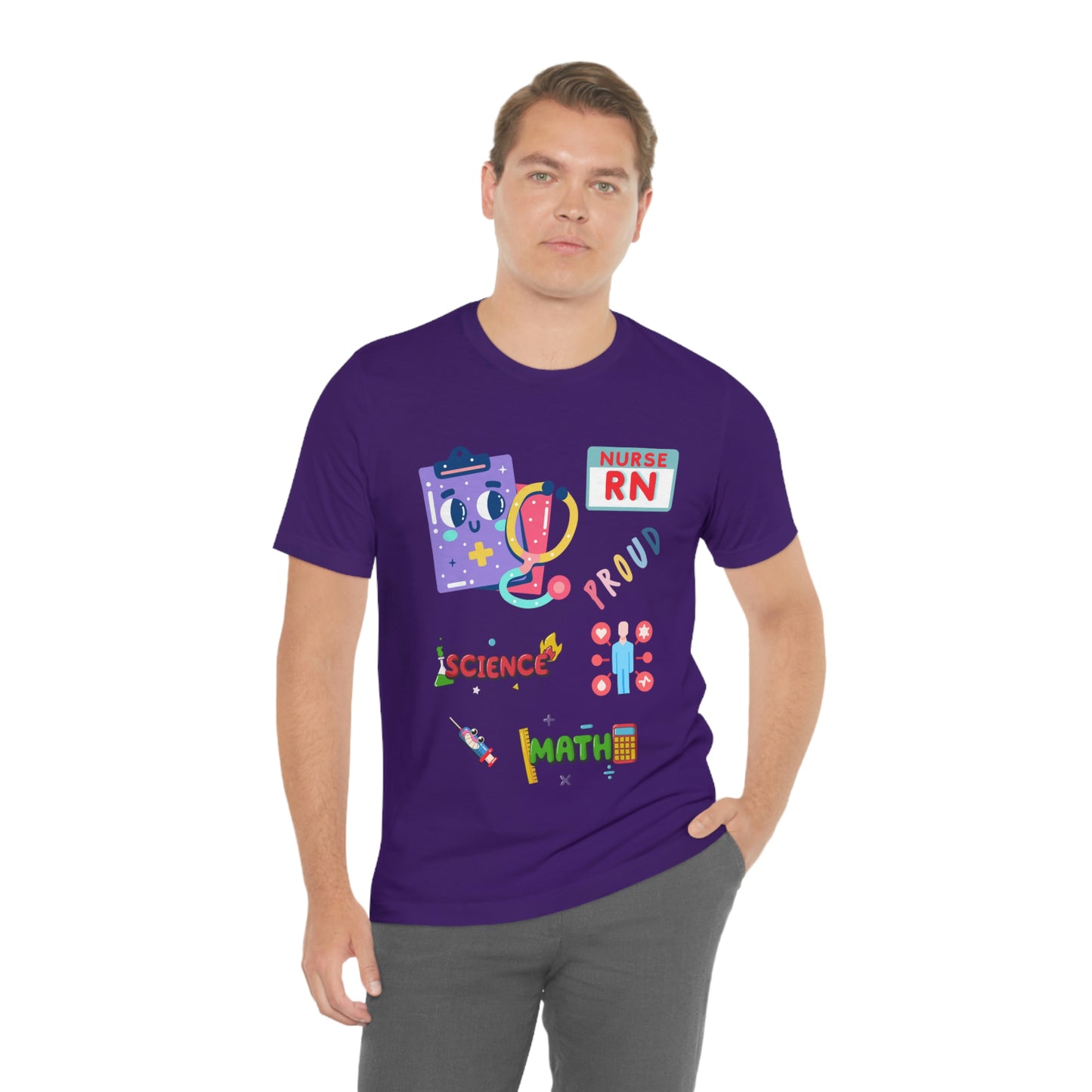 Nurse RN Unisex Jersey Short Sleeve Tee Shirt