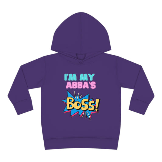 Abba Boss Toddler Pullover Fleece Hoodie