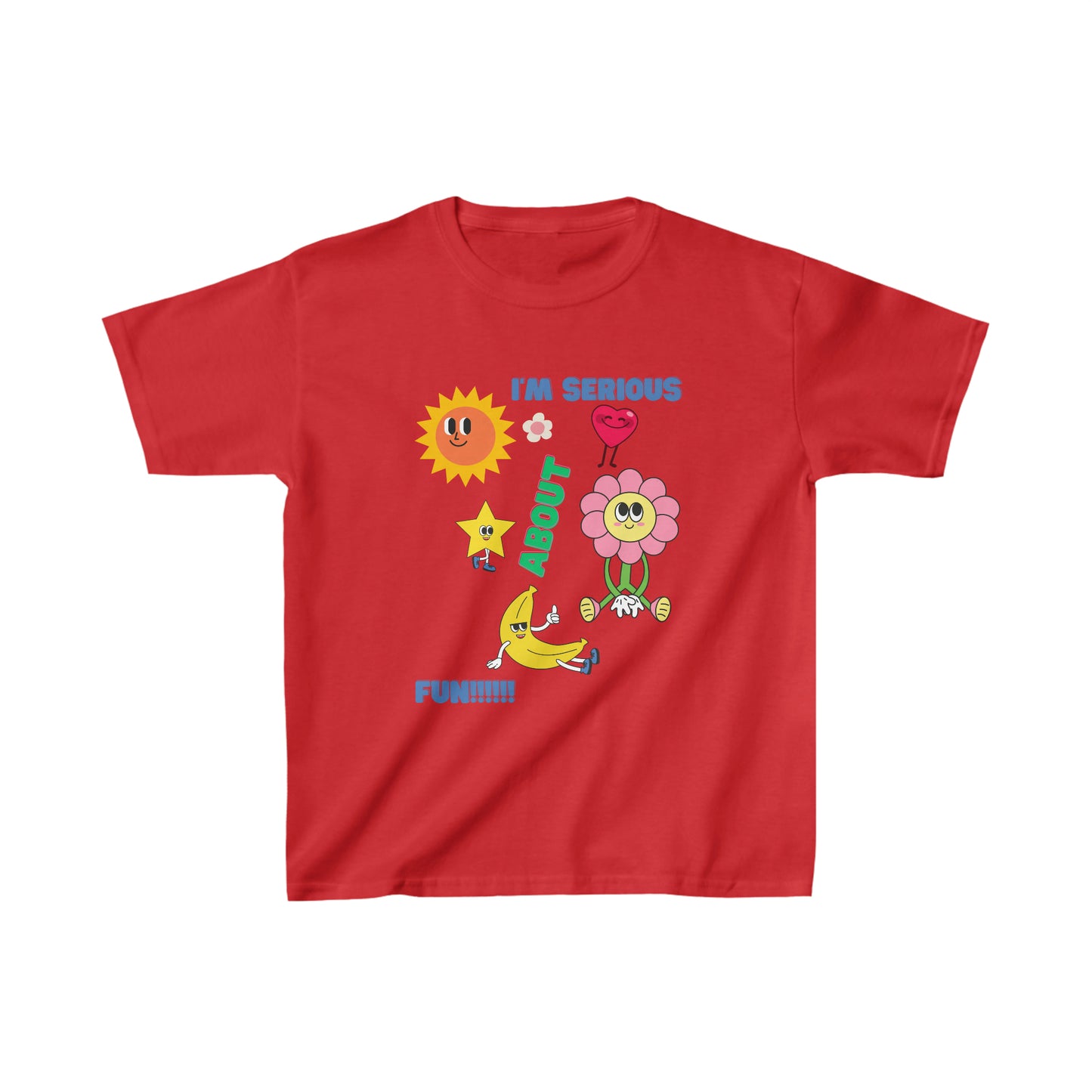 I'm serious about fun Kids Heavy Cotton™ Tee shirt