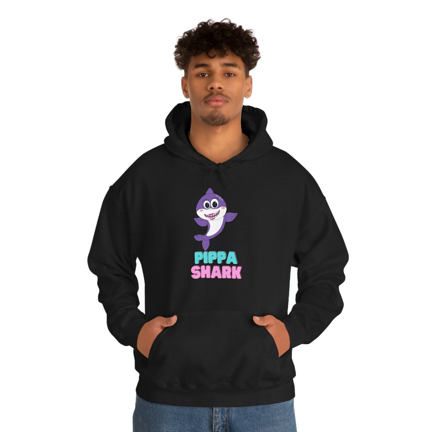 Pippa Shark Hoodie Unisex Heavy Blend Hooded Sweatshirt