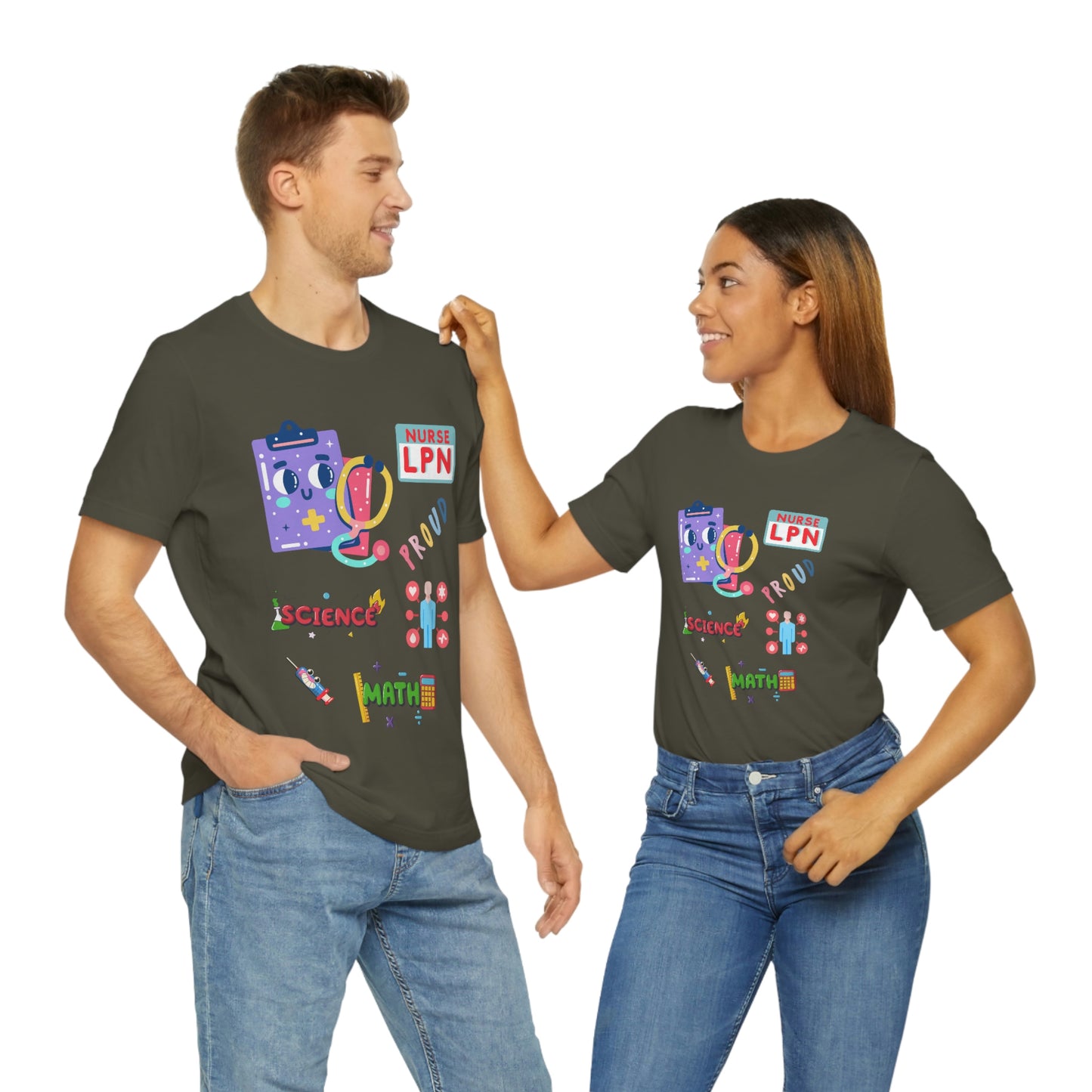 Nurse LPN Unisex Jersey Short Sleeve Tee Shirt